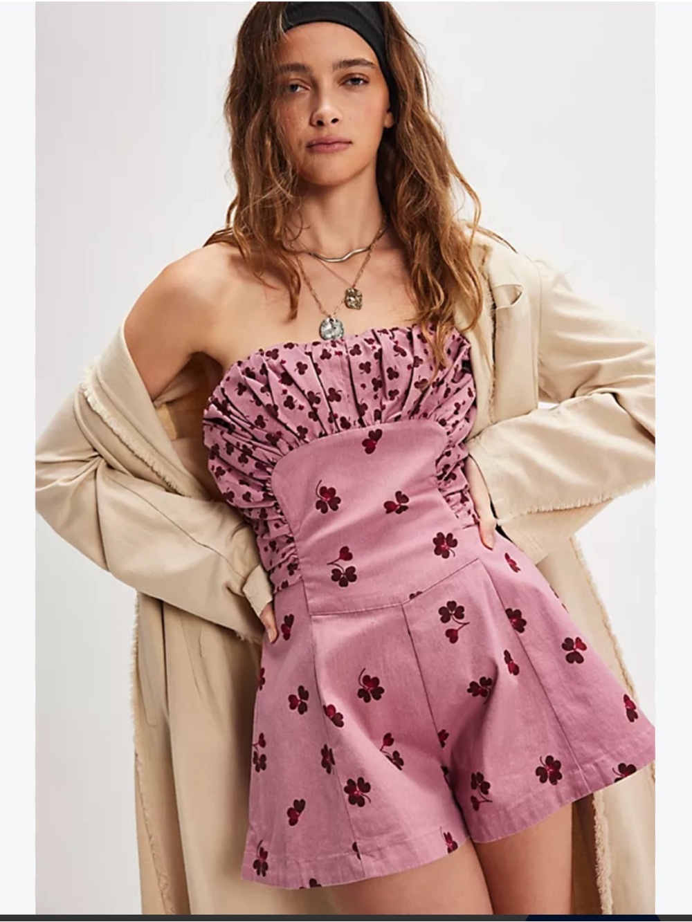 NWT retail $128 size SP #FreePeople,#XRevolve,#Eclectic. “Rolland Romper”.